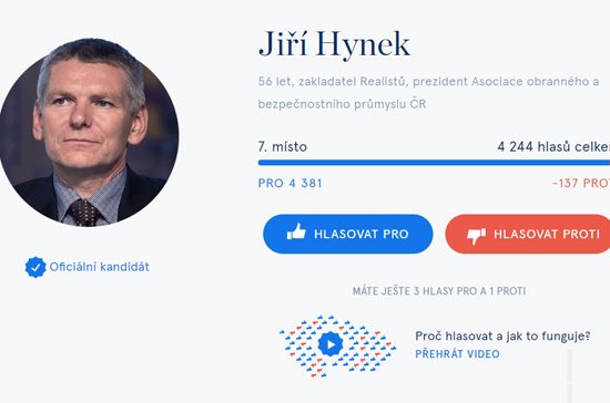 JIŘÍ HYNEK 2018 Kandidát na prezidenta České republiky 2018, SILNÝ PREZIDENT PRO TĚŽKÉ ČASY! www.hynekprezident.cz